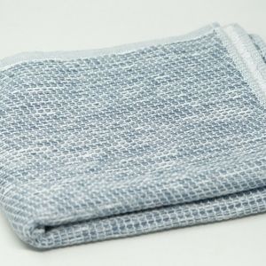 2 Cotton Made in Turkey Flat Woven Hand Towels